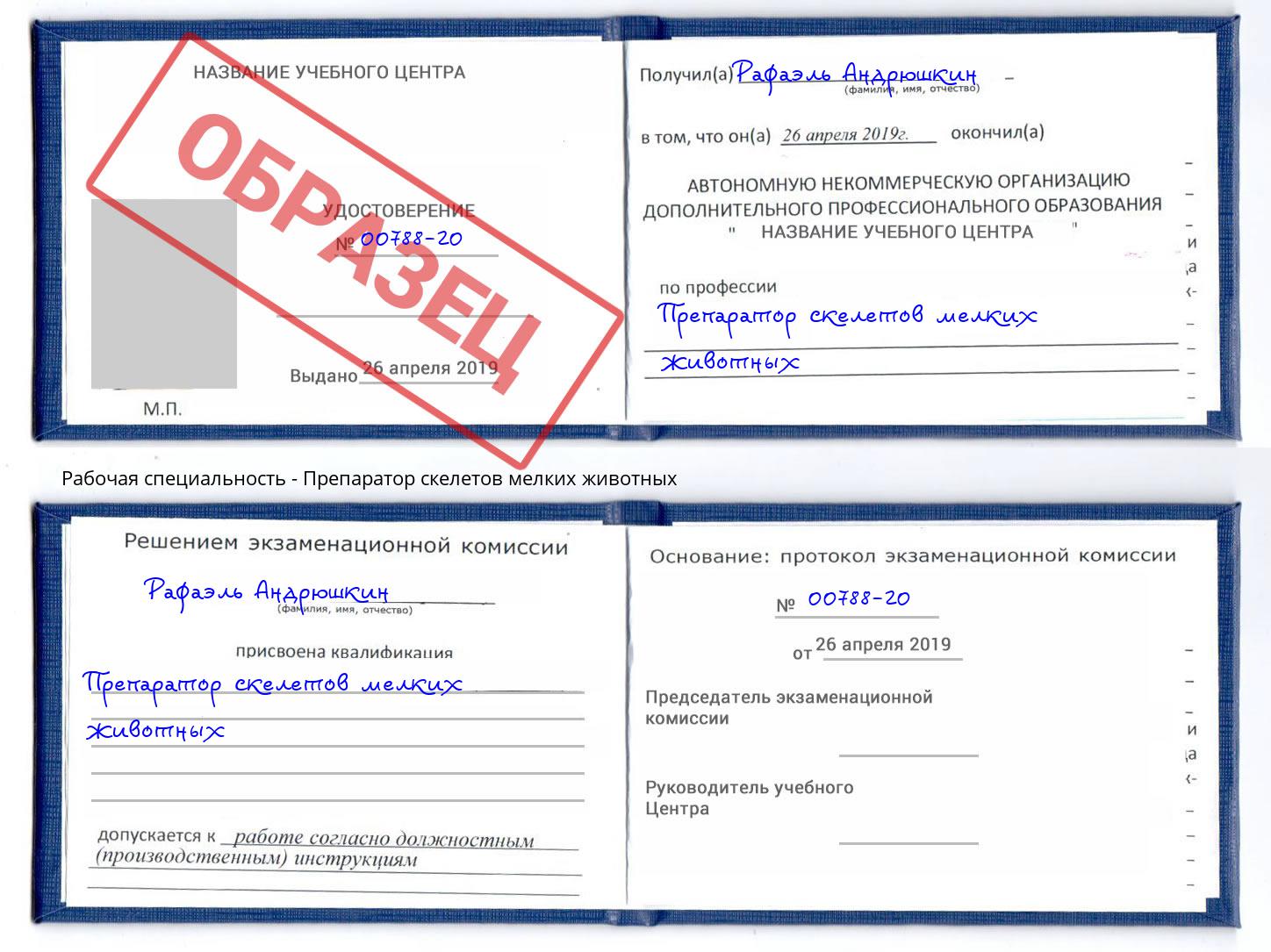 Препаратор скелетов мелких животных Абинск